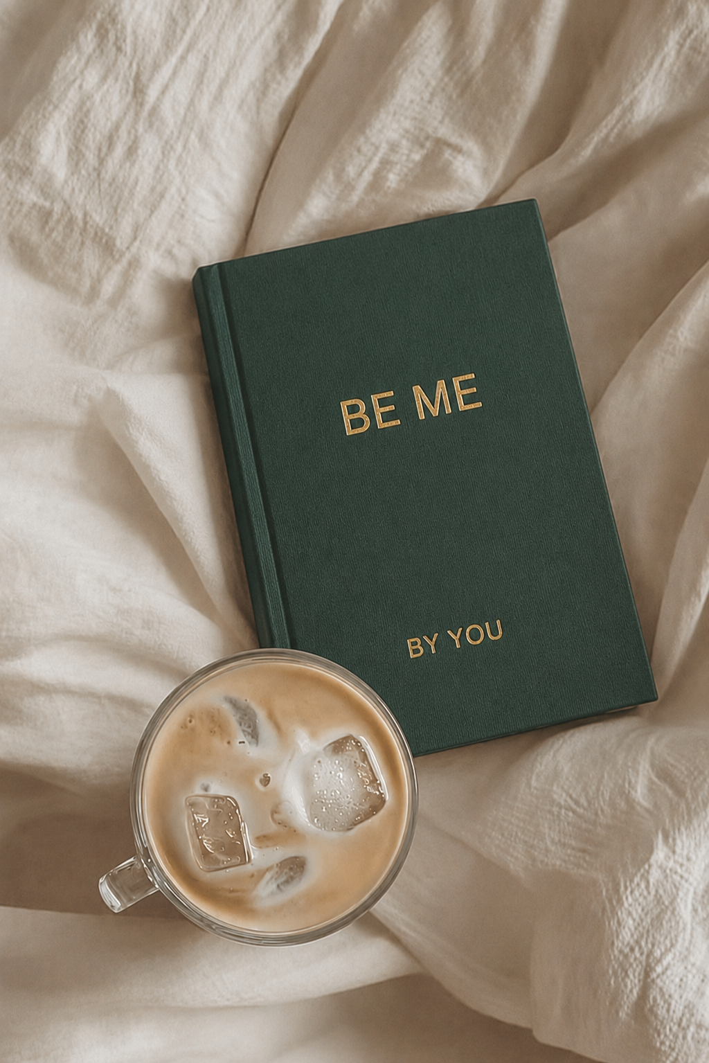 Luxury Guided Journal with Gold Foil Pages - bmby Original (Land Edition)