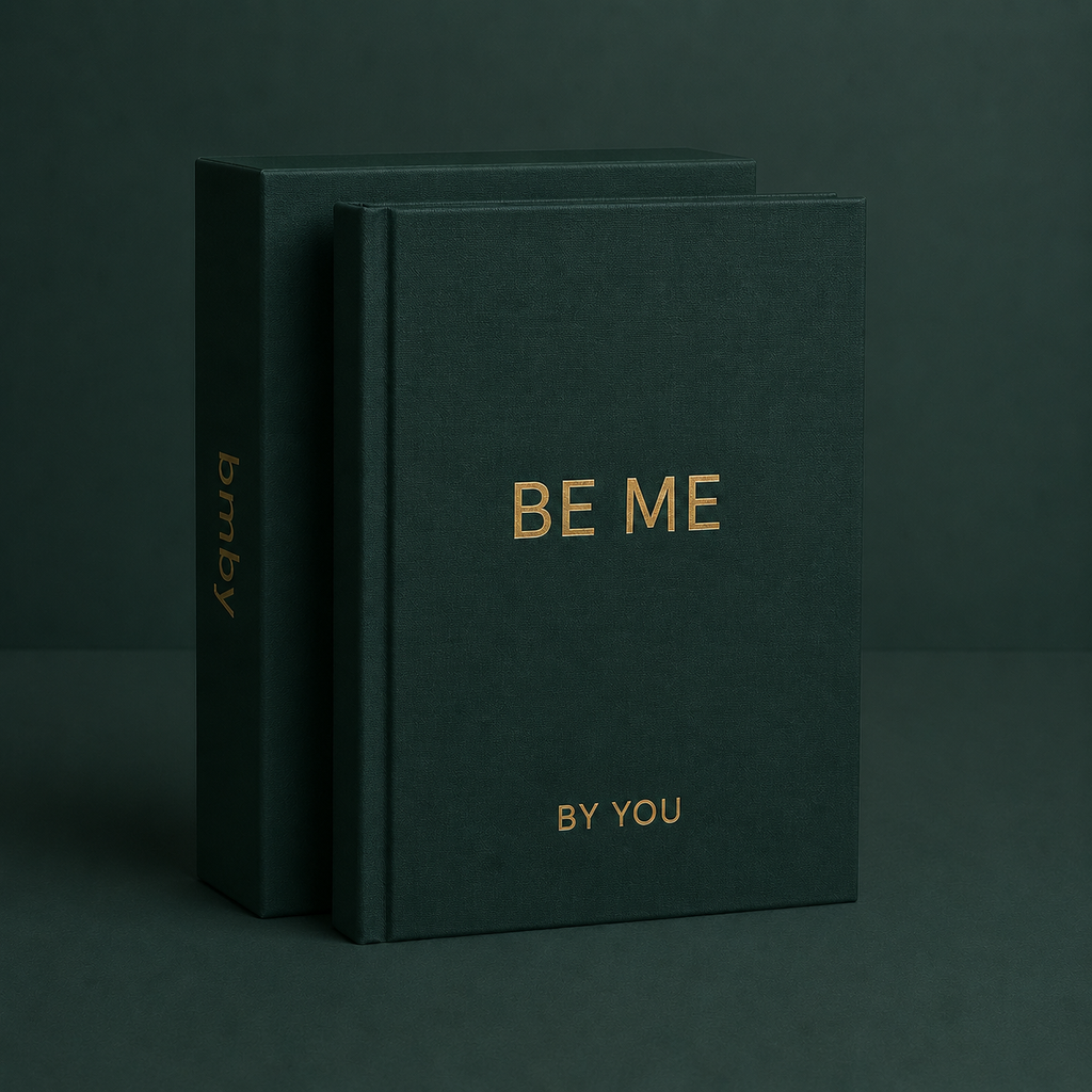 Beautiful Guided Journal in Green Linen