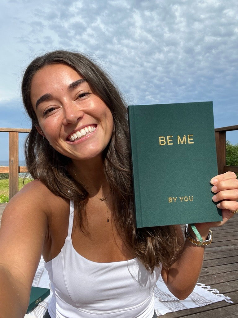 Luxury Guided Journal with Gold Foil Pages - bmby Original (Land Edition)