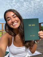 Luxury Guided Journal with Gold Foil Pages - bmby Original (Land Edition)
