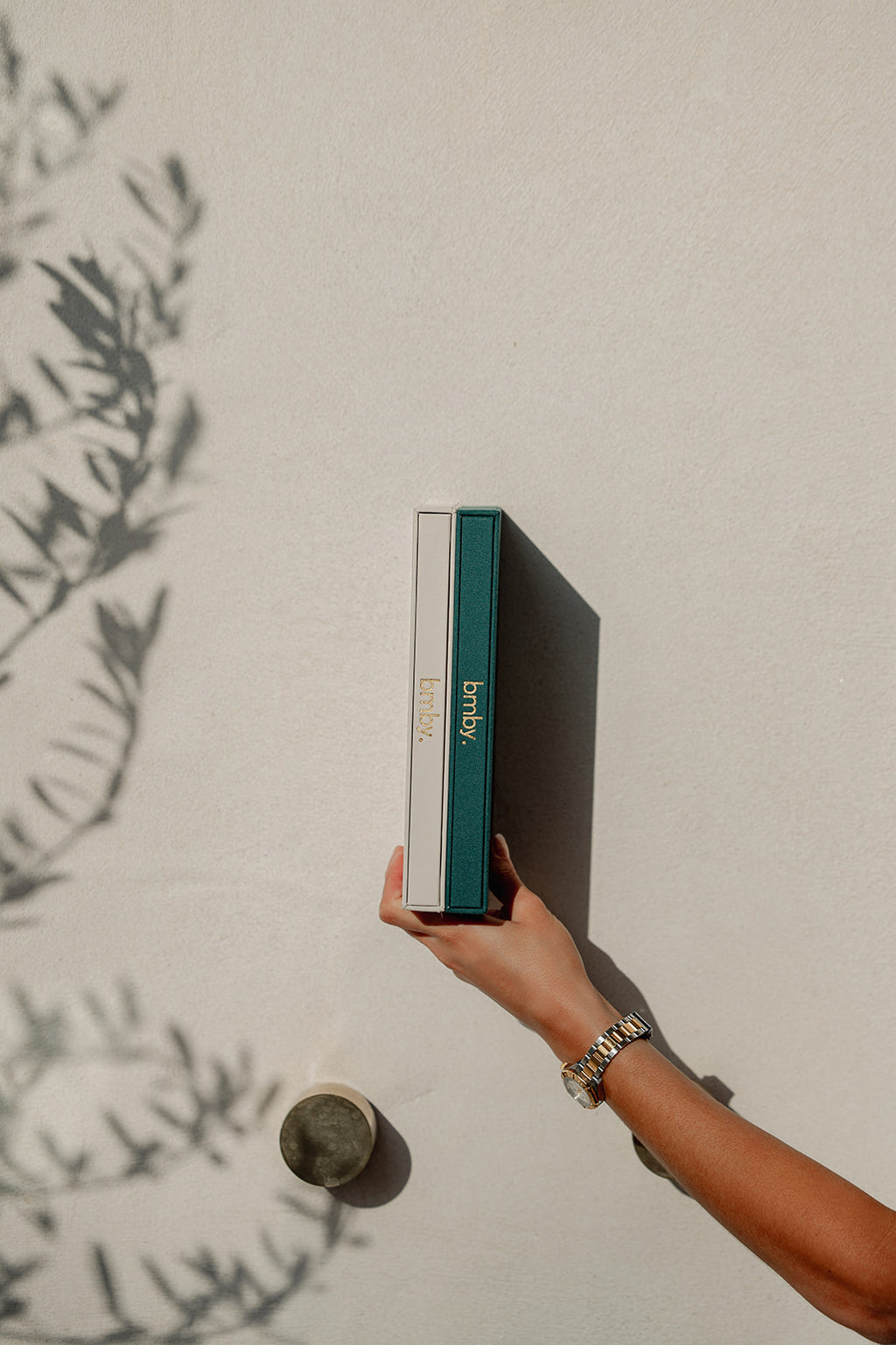 Luxury Guided Journal with Gold Foil Pages - bmby Original (Land)