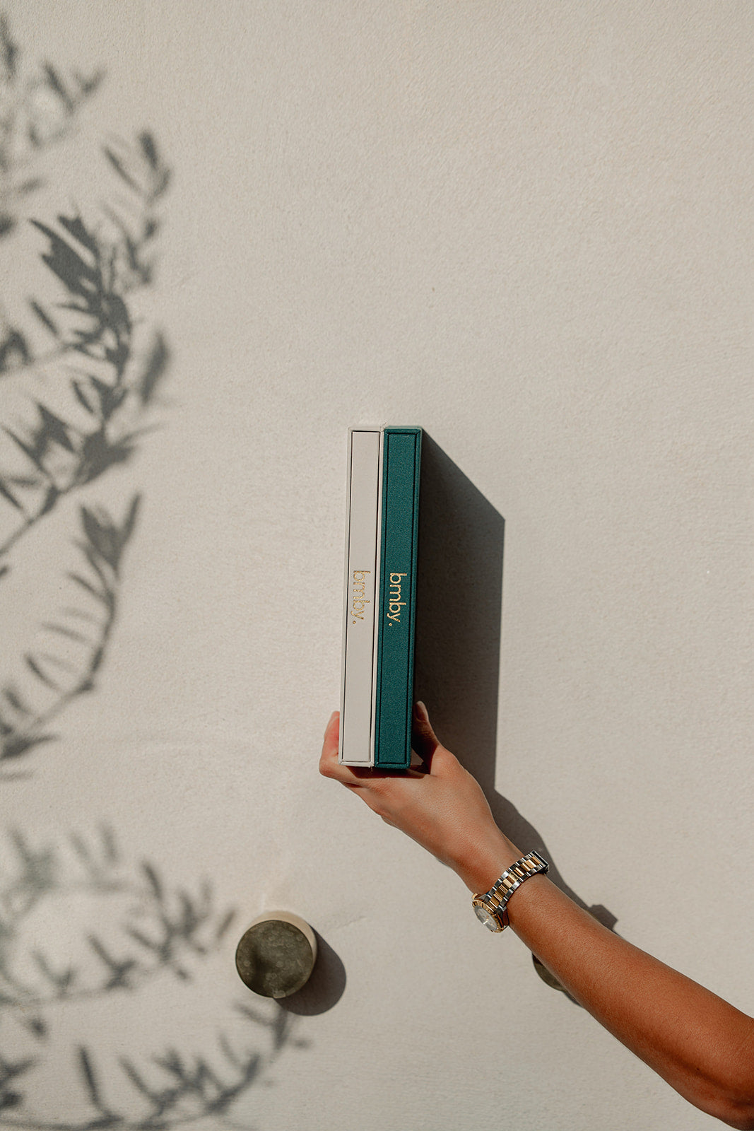 Luxury Guided Journal with Gold Foil Pages - bmby Original (Land)