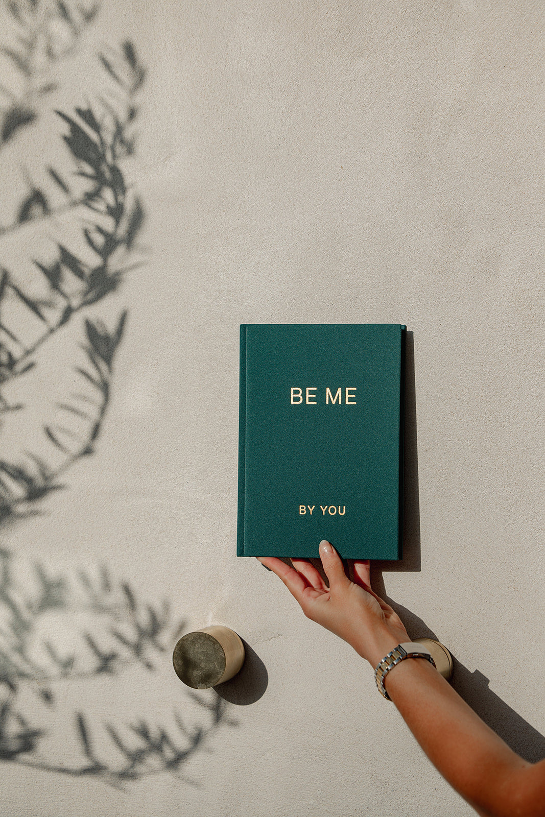 Luxury Guided Journal with Gold Foil Pages - bmby Original (Land)