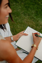 Luxury Guided Journal with Gold Foil Pages - bmby Original (Land)